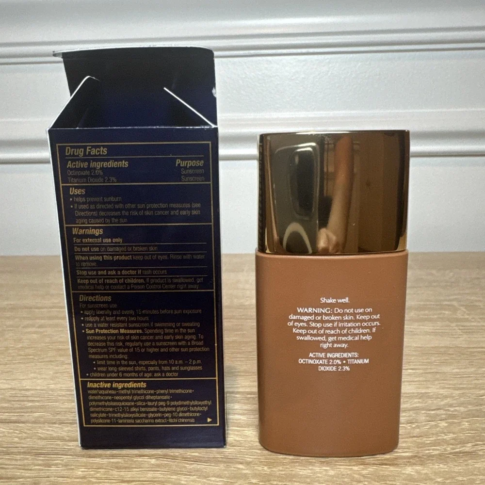 Estee Lauder Double Wear Sheer Long-Wear Makeup SPF19‎ 6C1 RICH COCOA 1 FLOZ NWB